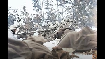 Intense frontline combat footage of german troops | ww2