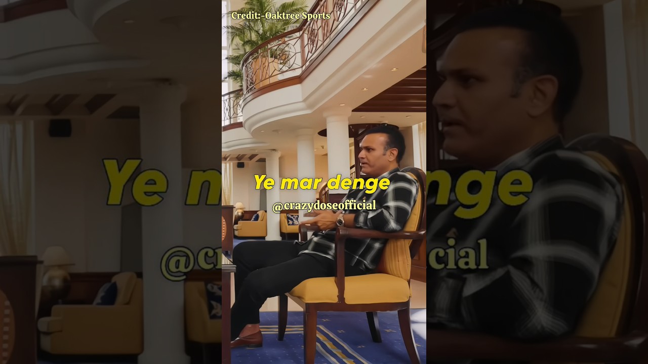 Biggest Fear of Virender Sehwag 🤕 