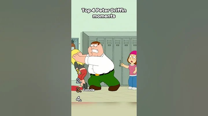 Top 4 Peter Griffin moments #funny #top5 #petergriffin #briangriffin #familyguy #shorts
