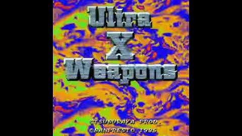 Ultra X Weapons / Ultra Keibitai MAME Gameplay video Snapshot -Rom name ultrax-