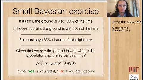 Yi Chen - Statistical analysis - Likelihood function, Bayesian formalism (Lecture, Part 2)