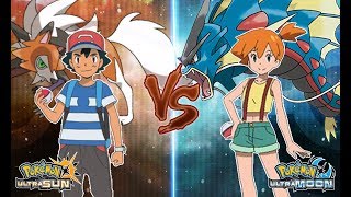 Pokemon Ultra Sun And Ultra Moon Alola Ash Vs Misty Alola Battle