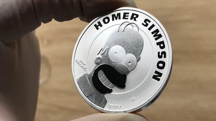 2022 Perth Mint Homer Simpson Tuvalu 1oz Silver Coin