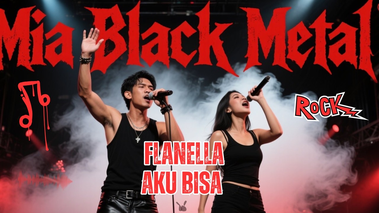 Flanella - Aku Bisa 🤘🔥 Black Metal Cover MIA🎸🖤 ROCK VERSI CADAS 😈🎧  Viral  2026 Indonesia