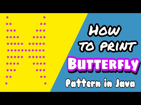 Butterfly pattern java using for  loop  | How to print patterns ?  | Coding wallah |Ashish Kumawat |