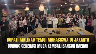 Bupati Malinau Temui Mahasiswa di Jakarta, Dorong Generasi Muda Kembali Bangun Daerah