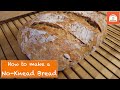 How to make the easiest bread  noknead bread  easy homemade bread