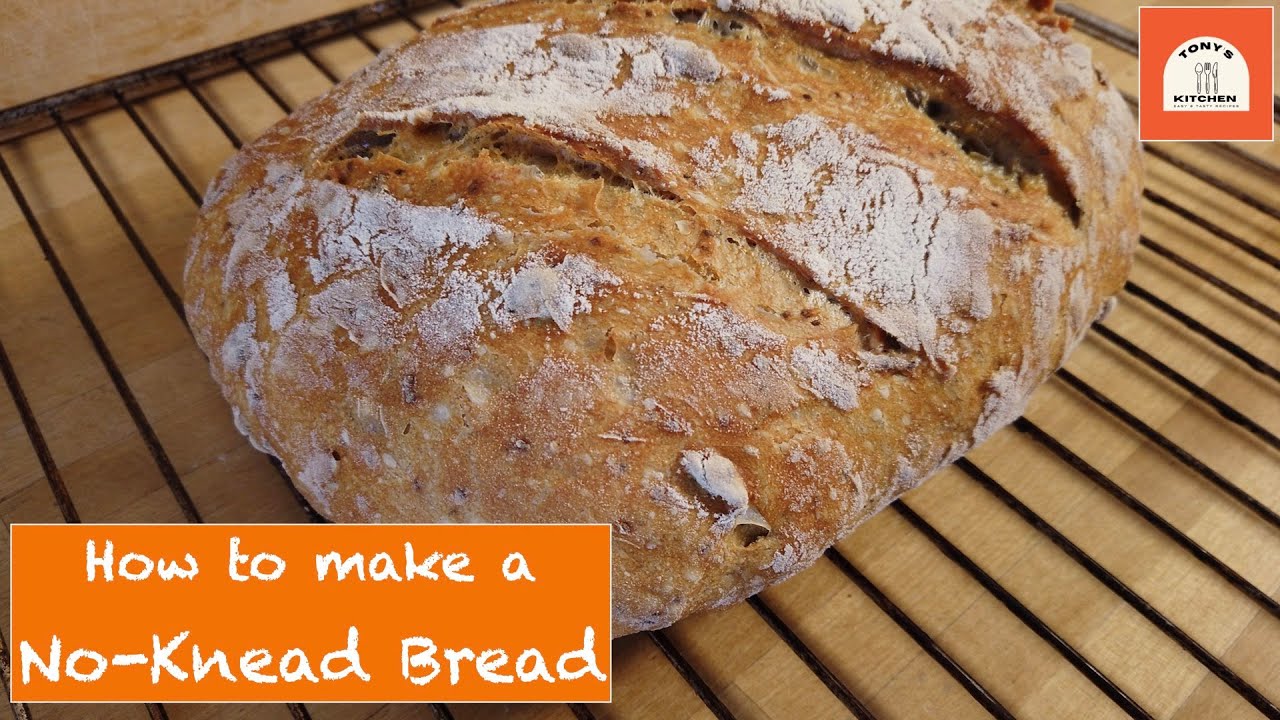 How to make the easiest Bread / NoKnead Bread / Easy Homemade Bread