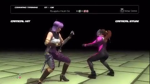 Dead or Alive 5 Ultimate Guide 74 Goddess Ayane command training