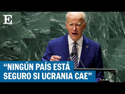 Biden ante la ONU: "Si permitimos que se trocee Ucrania, ¿está segura alguna nación?" | EL PAÍS