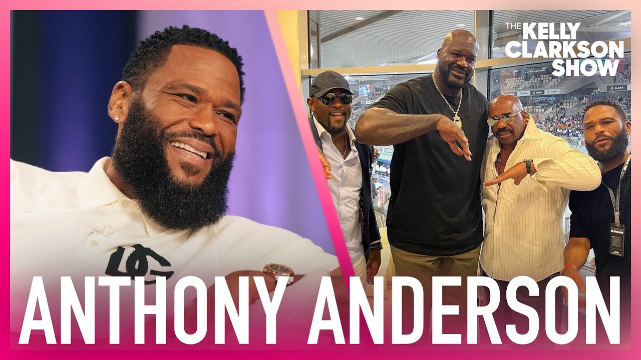 Anthony Anderson Dishes On Travels With Shaq, Michael Jordan, And 'Eclectic' Group Of Celeb Pals