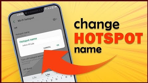 how to Change Hotspot Name on android | Hotspot Ka Naam Kaise Change Kare | Change Hotspot Name
