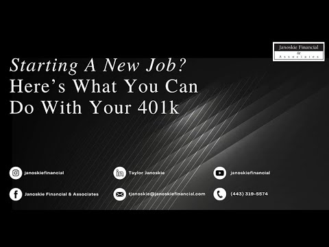 What To Do With An Old 401k - YouTube