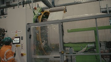 CW2200 Bale Wrapper in RDF exports: Case Geminor UK