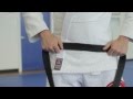 How to tie a gracie barra jiu jitsu belt short version  gracie barra martial arts dana point ca