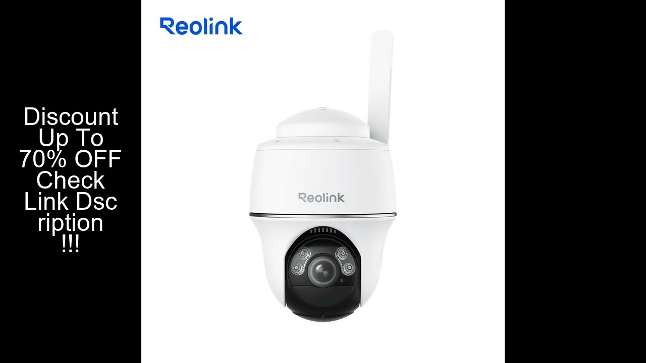 REOLINK 4K Cellular Security Camera ,3G/4G LTE SIM,Solar Powered,Color Night Vision,Local/Cloud Stor