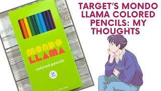 Mondo Llama 24ct Colored Pencils from Target | Review & Thoughts