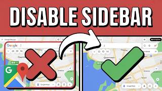 Want to Disable Sidebar in Google Maps Follow This Step by Step
