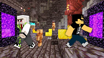 マイクラネザー脱出バトル