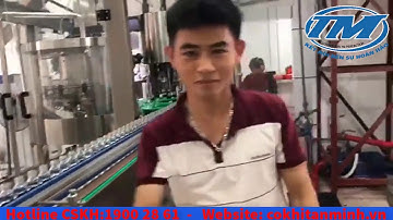 DÂY CHUYỀN XÚC RỬA CHIẾT RÓT VÀ ĐÓNG NẮP DUNG DỊCH |Liên hệ: 0812.814.809