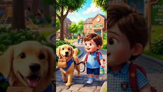 "Best Friends Walking Home from School 🐶🎒❤️"