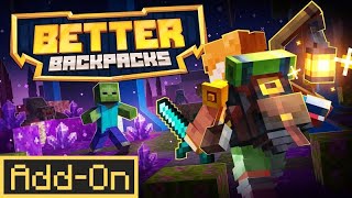 Better Backpacks Add-On | NUEVO ADDON PARA MINECRAFT BEDROCK 1.21+ 2026 MARKETPLACE NEW. screenshot 2