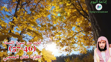 آيات من سورة النّساء (46-57) القارئ عادل حسين المصعبي
