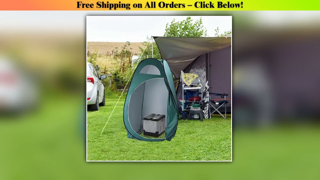 Outdoor Folding Toilet Portable Camping Emergency Toilet Strong Bearing Reusable Trash Can