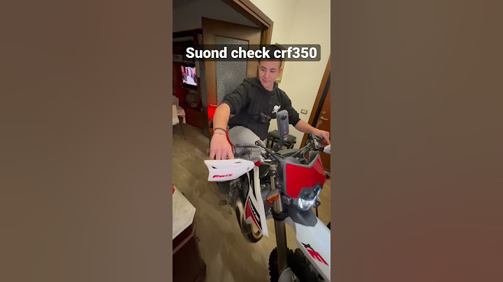 Sound check yzf250
