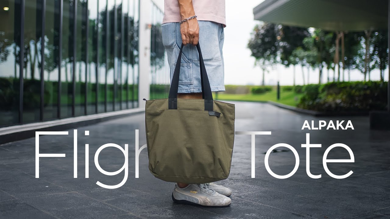 Сумка ALPAKA Flight Tote после 3 недель использования. Практически идеальная!