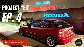 Spirited Motorsports Project "EK" EP. 4 Twinblock caliper, ASR Subrame brace, Kosei K1