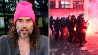 "Why is France Burning Down?"  because of Tyranny?   Russell Brand