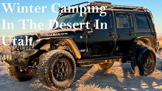 Winter Jeep Wrangler Desert Overland Trip