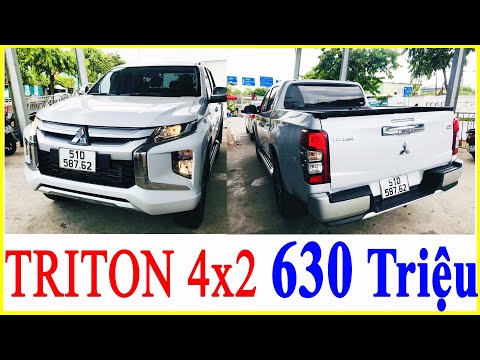 Bản Tải TRITON 4x2 AT Giá Chỉ Từ 630 Triệu | Chi Tiết Triton 2021 Gắn Nắp Thùng Kéo