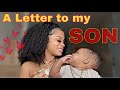 A LETTER to my SON❤️