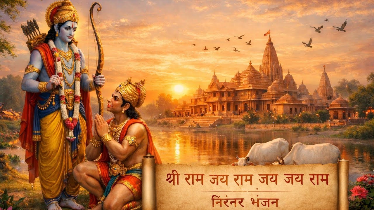 श्री राम जय राम जय जय राम 🚩 | Powerful Ram Mantra Bhajan | Nirantar Bhajan 