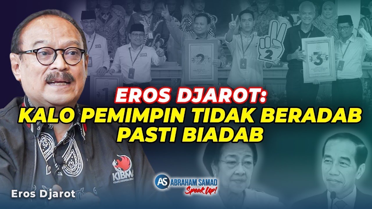 Eros: Badut Kok Jadi Pemimpin. Jangan Bandingkan Soekarno, Sjahrir, dengan Gibran Jokowi | #SPEAKUP