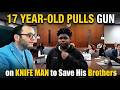 Teen Stopped the Knife Man to Protect His Brother Then Got Arrested |Judge Fleischer Did This
