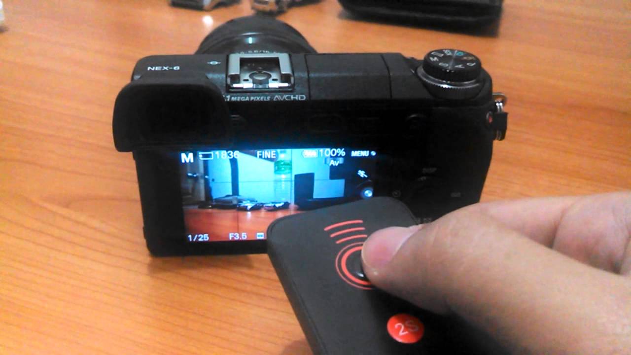 sony camera wireless remote