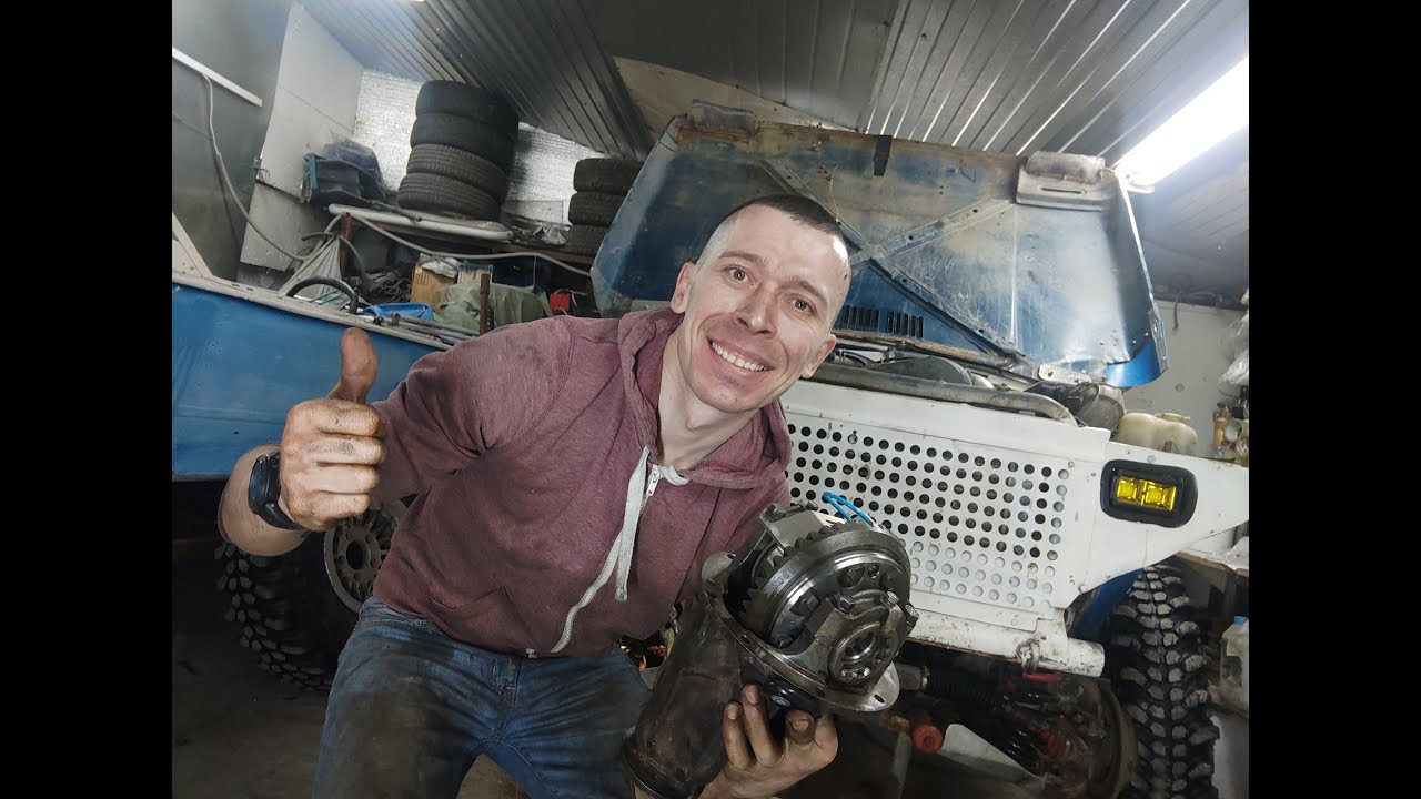 Мечта каждого, владельца внедорожника/Пневмо блокировка Иж-Техно в Ниву ...