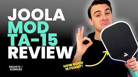 Is foam the BEST material in Pickleball? Joola Mod TA-15 Review | Rackets & Runners