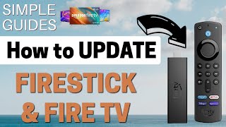 HOW TO UPDATE A FIRESTICK or FIRE TV Device! 2023 version!