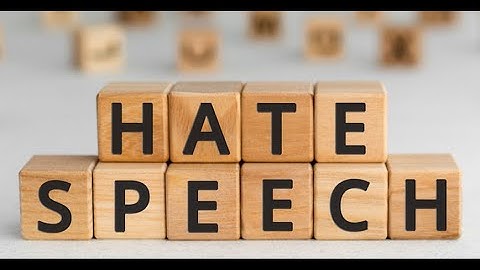 Warned about hate speech
