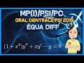 [MP(I)/PSI/PC] Equations différentielles - oral corrigé Centrale PSI 2019