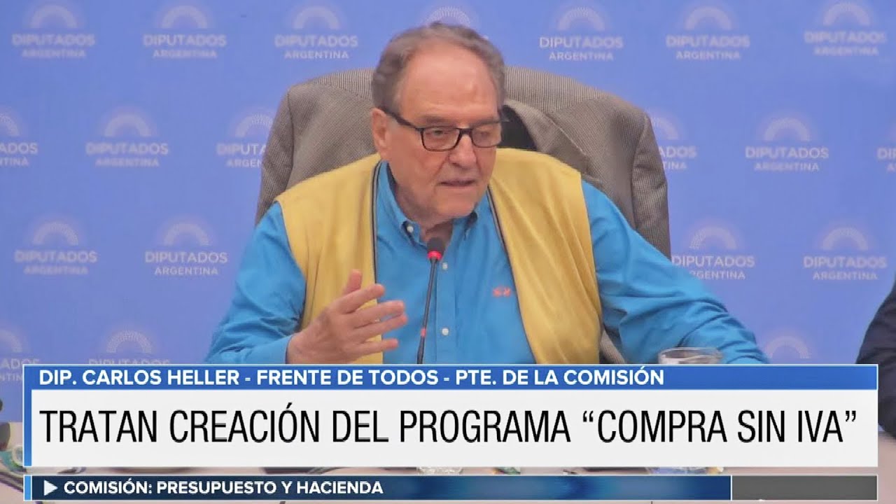 Diputados busca aprobar dictamen"COMPRA SIN IVA"