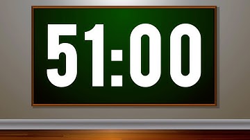 51 Minute Timer with Pop Music For Kids 🎵 Fun Timer for Classrooms, School, Home, Studying