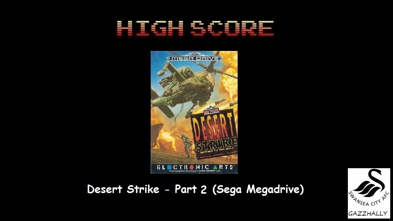 Desert Strike (Sega Genesis / MegaDrive Emulated) high score by gazzhally