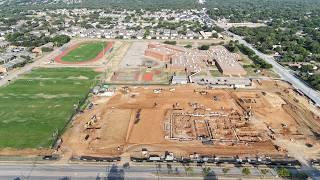 footprint of the new school