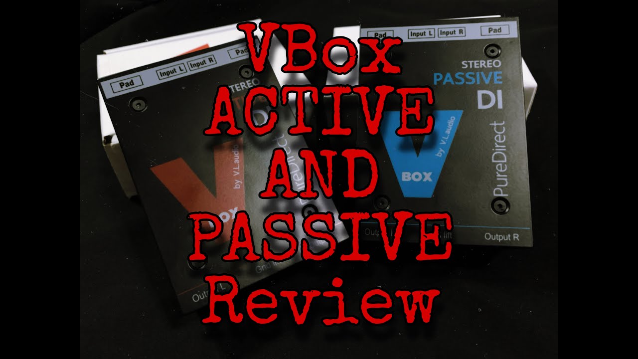 VL Audio Passive & Active DI Box Review - YouTube