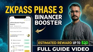 zkPass Booster Phase 3 Live on Binance Web3 Wallet #zkpass #boostercampaign